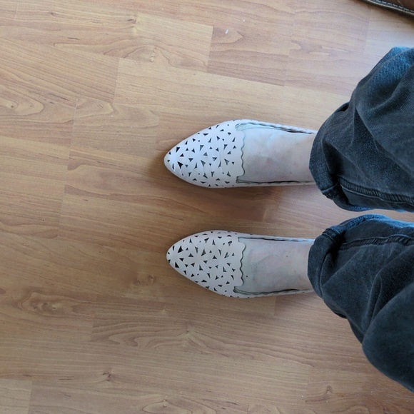 Baby pink flower flats - Picture 4 of 4